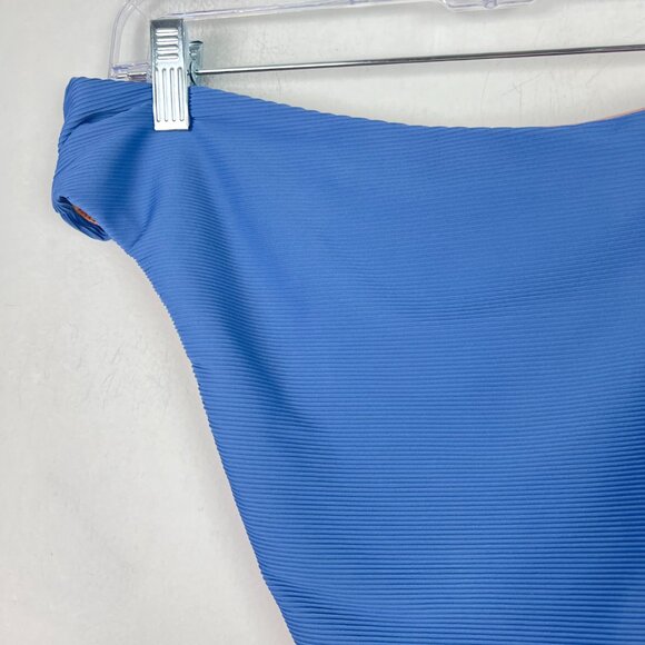 NWT J. Crew Ribbed High-Rise Cheeky Bikini Bottom Blue Size XXL NEW - Picture 9 of 11